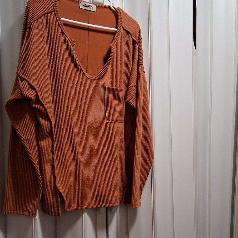Alpine Orange Boxy Sweatshirt